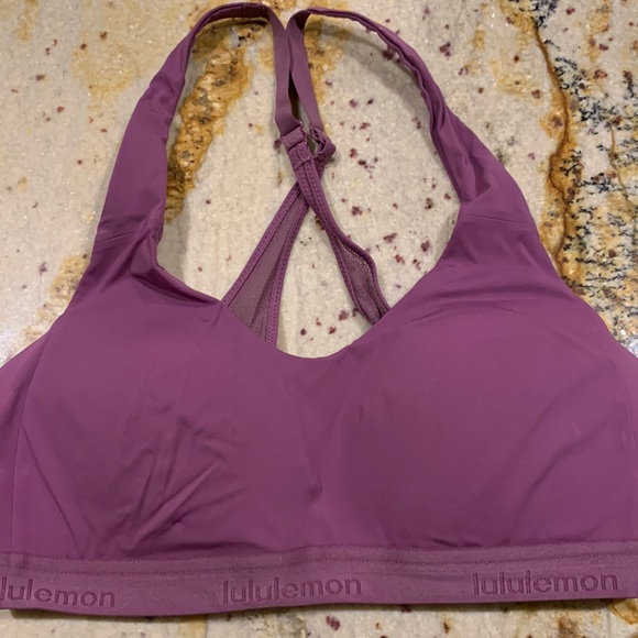 Lululemon Purple Sports Bra Size 34b 